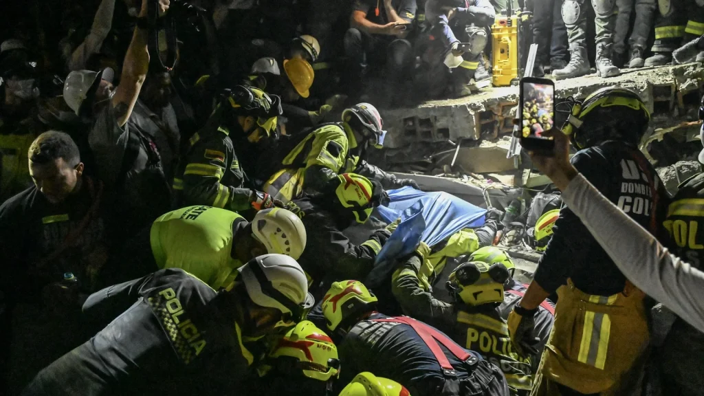 Colombia rescuers find woman alive as quake death toll passes 240