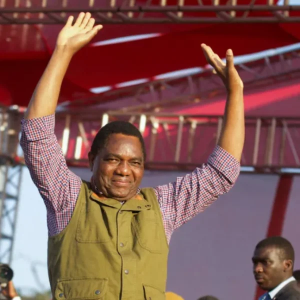 Hakainde Hichilema Re-Elected Zambia’s President With 60% as Rival Rejects Results