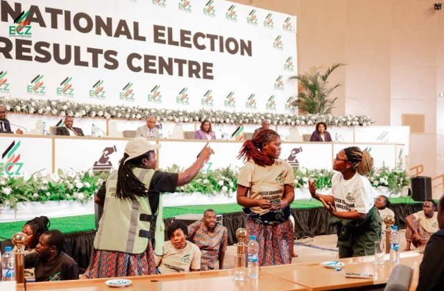 Hichilema Takes Early Lead as Violence Is Reported During Zambia Elections