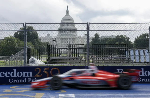 IndyCars Race Past Washington Landmarks Ahead of Freedom 250