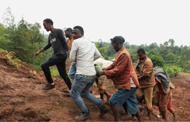 Landslide at Ethiopian monastery ritual kills 14 as rescuers search for missing