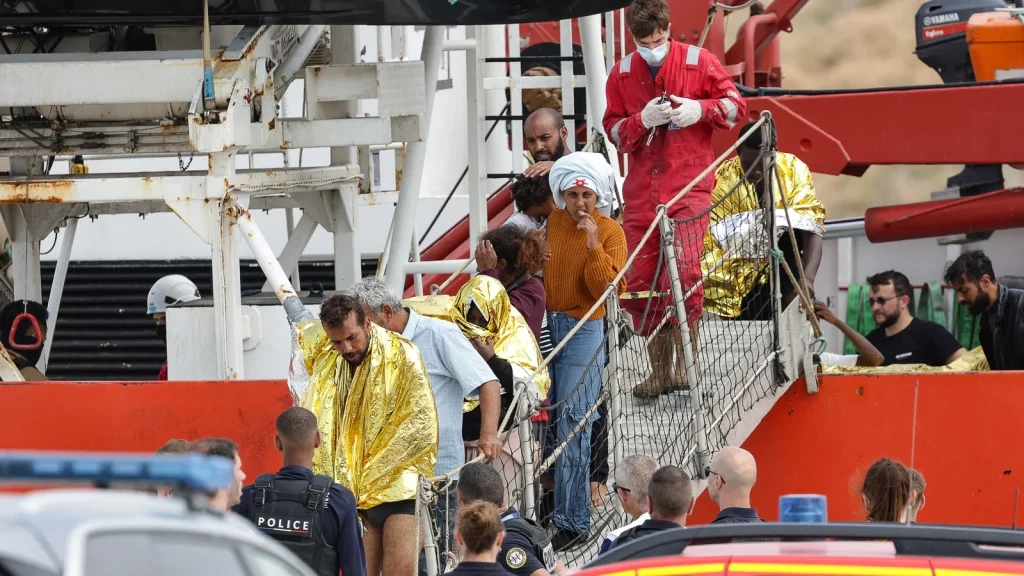 Over 170 rescued after boat catches fire crossing Channel