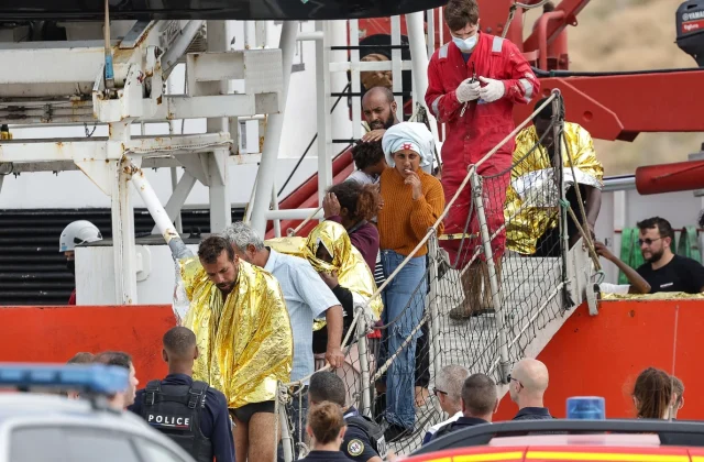 More than 170 rescued after boat catches fire crossing the Channel