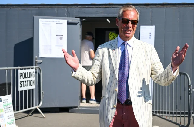 Nigel Farage defeats Count Binface to win Clacton by-election