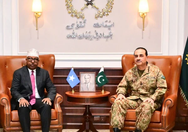 Pakistan Army chief meets Somali defence minister to strengthen security cooperation