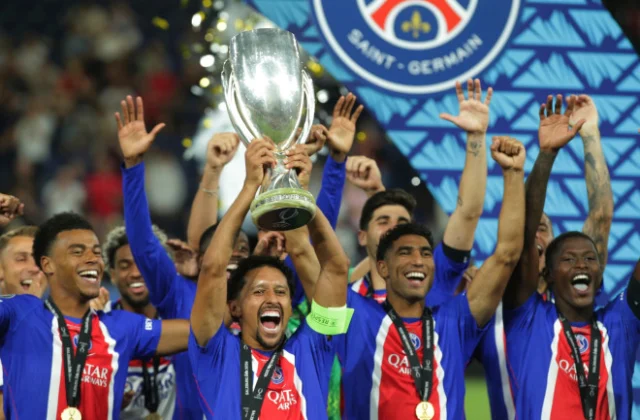 Paris Saint-Germain retains UEFA Super Cup after Doué seals 2-1 win over Aston Villa