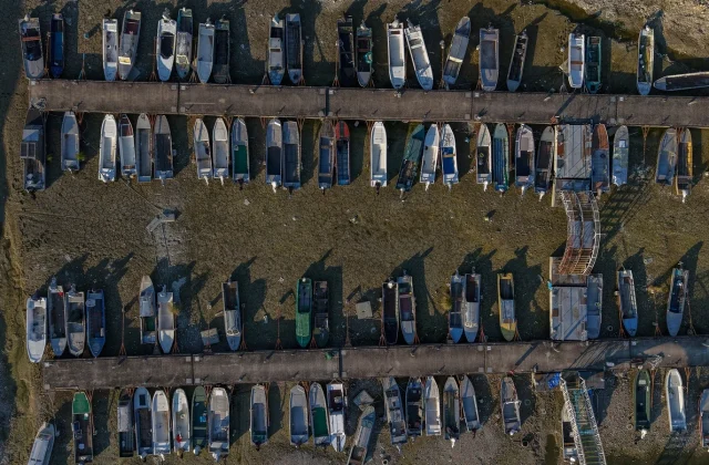 Record-Low Danube Leaves Boats Stranded and Fishermen Out of Work