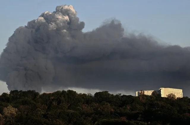 Russian Strike on Warehouse Near Kyiv Leaves at Least 27 Dead