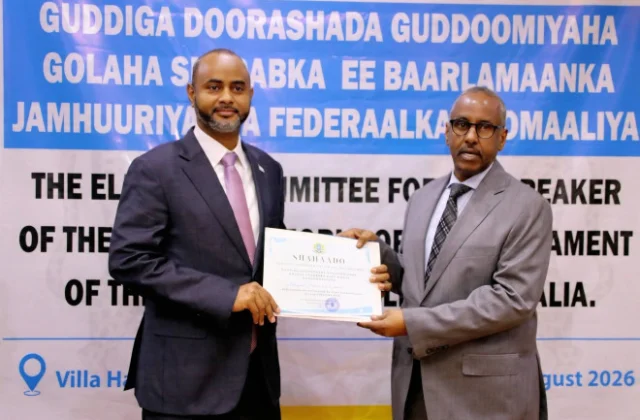 Somalia Parliament to elect new speaker Monday as two lawmakers enter race