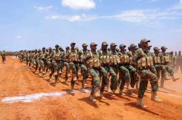 Thousands of Somali Soldiers Graduate After Nearly a Year of Training in Galmudug