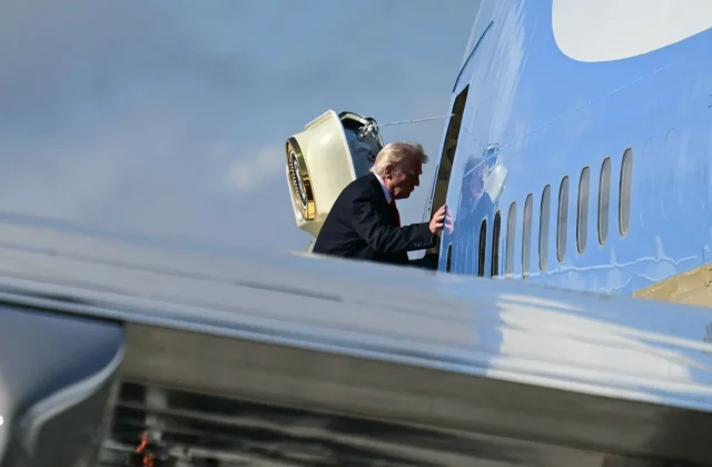 Trump Confirms Secret Switch to Another Plane After Threat