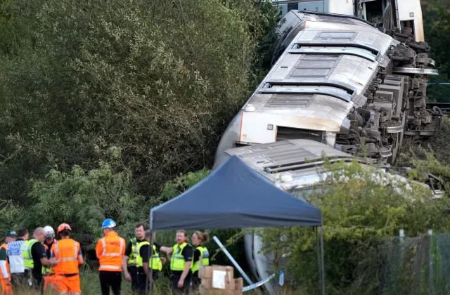 Two People Seriously Injured After Train Derails in England