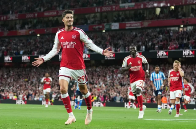 Tzolis stars as Arsenal open Premier League season with win over promoted Coventry