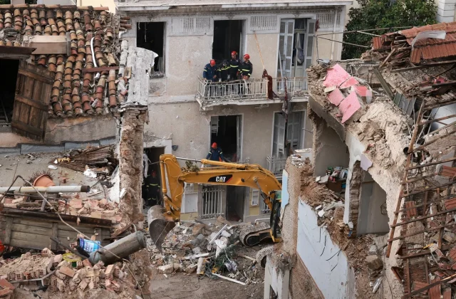 Explosion Destroys Athens Building, Killing Two and Leaving Four Missing