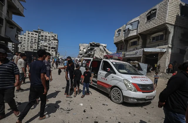 Gaza medics report five people killed in Israeli airstrikes