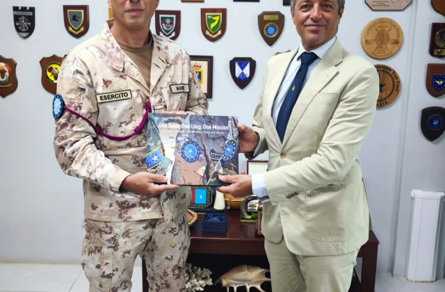 Italian Ambassador Meets EUTM Commander in Somalia’s Capital Mogadishu