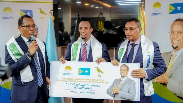 Ali Guudlaawe nominated as JSP candidate amid Hirshabelle election dispute