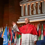 Pope Leo warns UN could become a “charade” during Paris visit