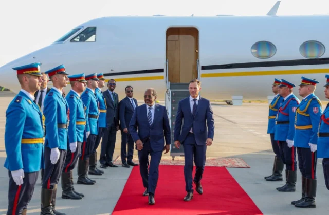 Somali President Arrives in Serbia for Talks and Non-Aligned Movement Anniversary