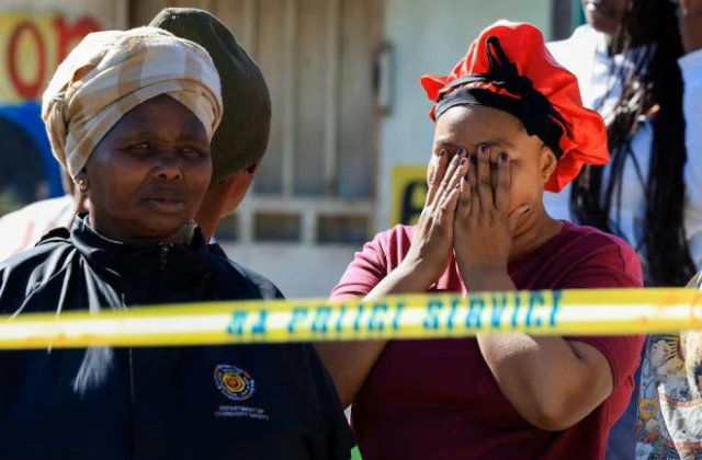 South African police hunt suspects after 27 killed in two shootings