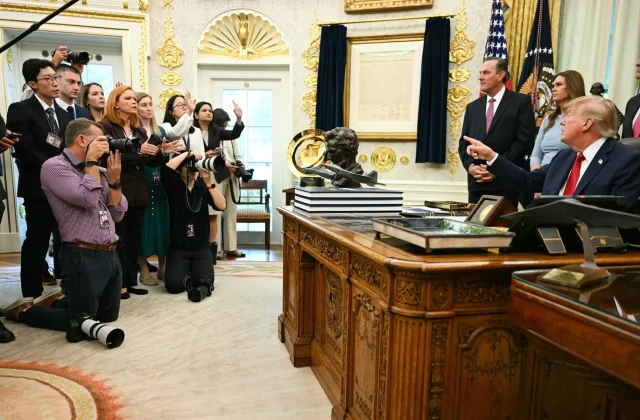 Trump bars CNN, MS NOW and Politico from White House access