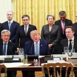 Trump promotes AI industry self-regulation at lunch with technology executives