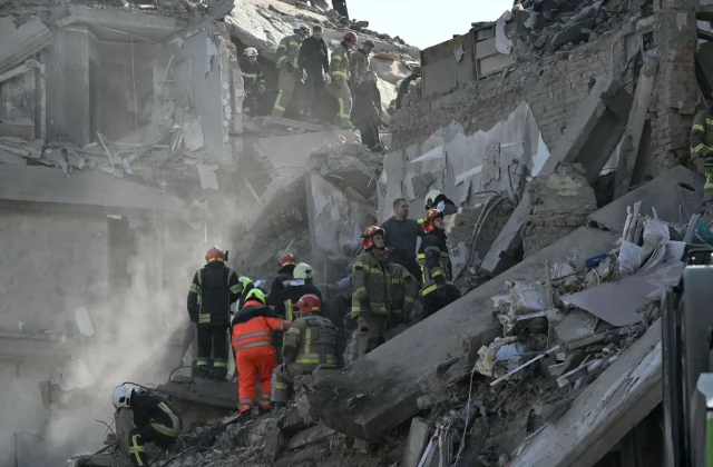 Death Toll in Ukraine’s Pryluky Rises to 18 After Russian Strike