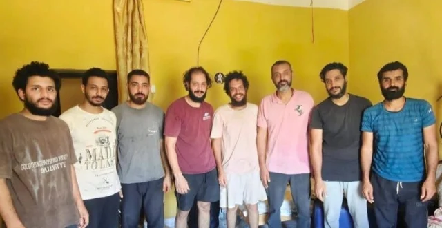 Eight Egyptian sailors kidnapped aboard an oil tanker off Somalia have been released