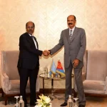 Eritrean President Isaias holds talks with Somali president