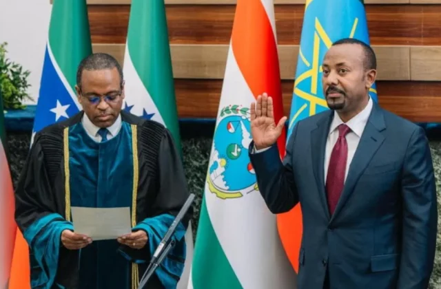 Ethiopian Prime Minister Abiy Ahmed Sworn In for Second Term