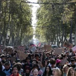 French students stage protests, prompting closures at schools