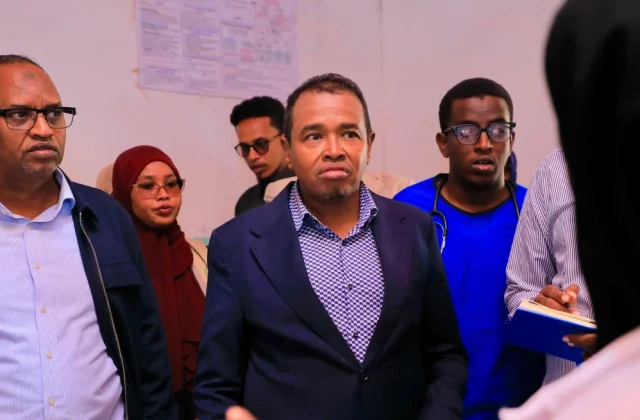 Puntland State Health Minister Inspects Dhahar Hospital During Regional Tour