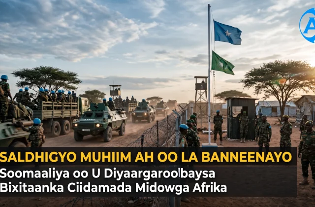 Saldhigyo Muhiim ah oo La Banneynayo: Soomaaliya oo U Diyaargaroobaysa Bixitaanka Ciidamada Midowga Afrika