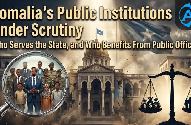 Somalia’s Public Institutions Under Scrutiny: Who Serves the State, and Who Benefits From Public Office?