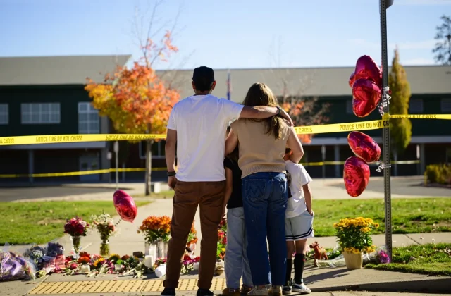 Teacher tackled suspect in US school shooting, police say