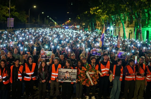 Thousands march through Madrid to honor pensioner Maricarmen Abascal