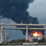 Ukraine Drone Attack Sets Saint Petersburg Refinery Ablaze